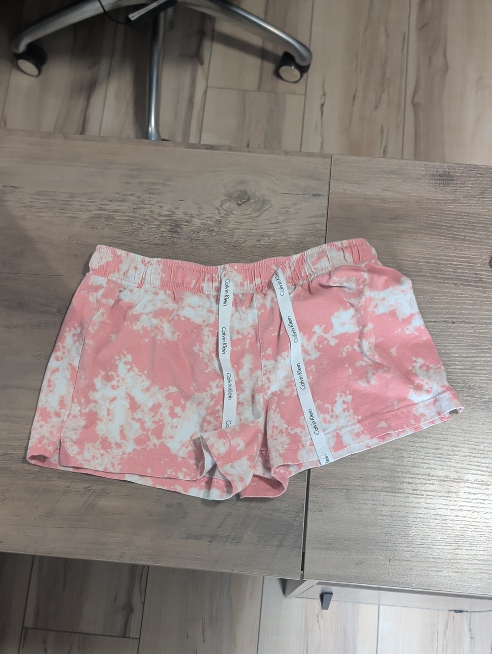 Calvin Klein Pink Tie-Dye Lounge Shorts